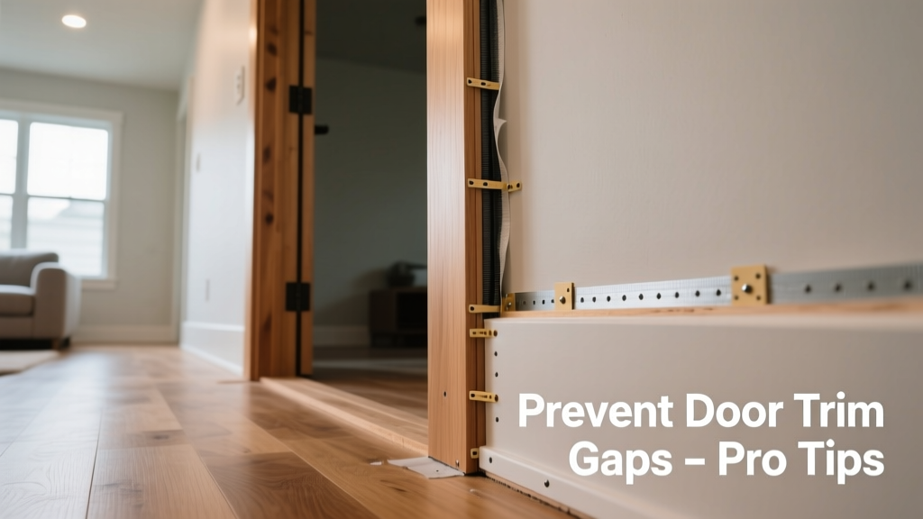 How to Prevent Door Trim Gap in Wood-Framed Homes