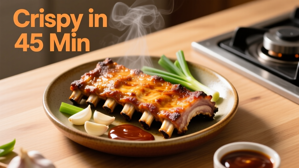 Air Fryer Pork Ribs: Crispy, Tender in 45 Minutes
