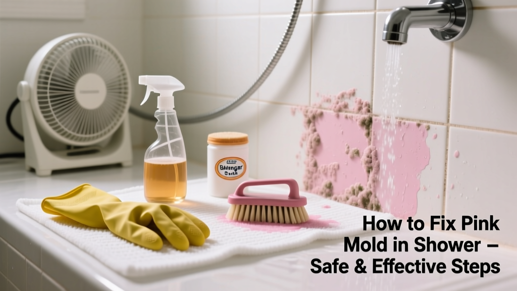 How to Fix Pink Mold in Shower: Safe & Effective Steps