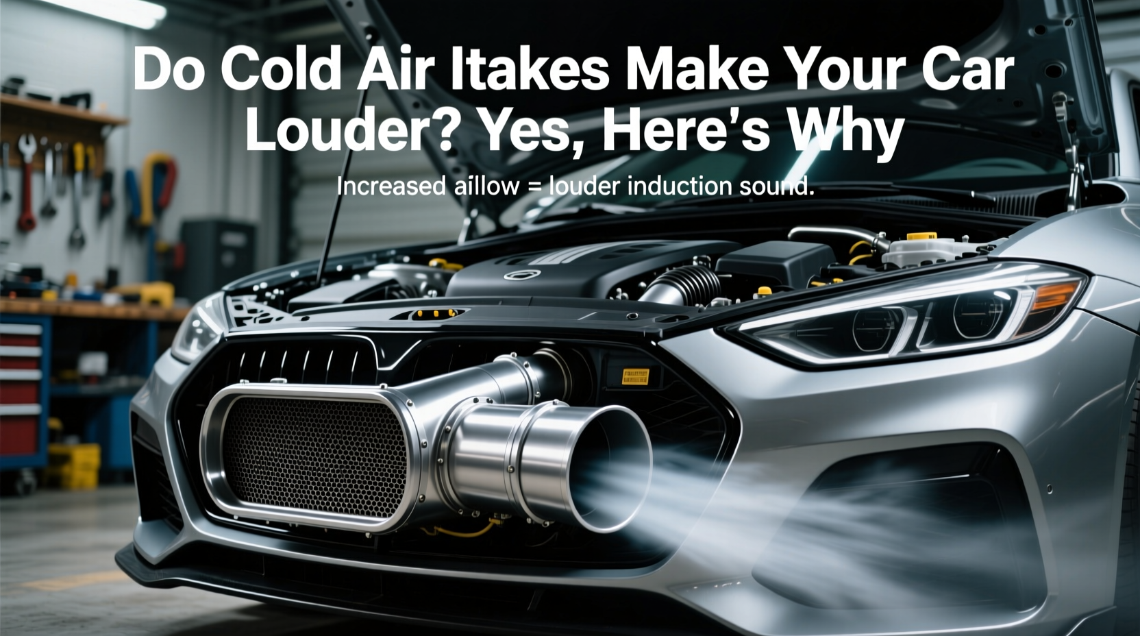 do cold air intakes make your car louder