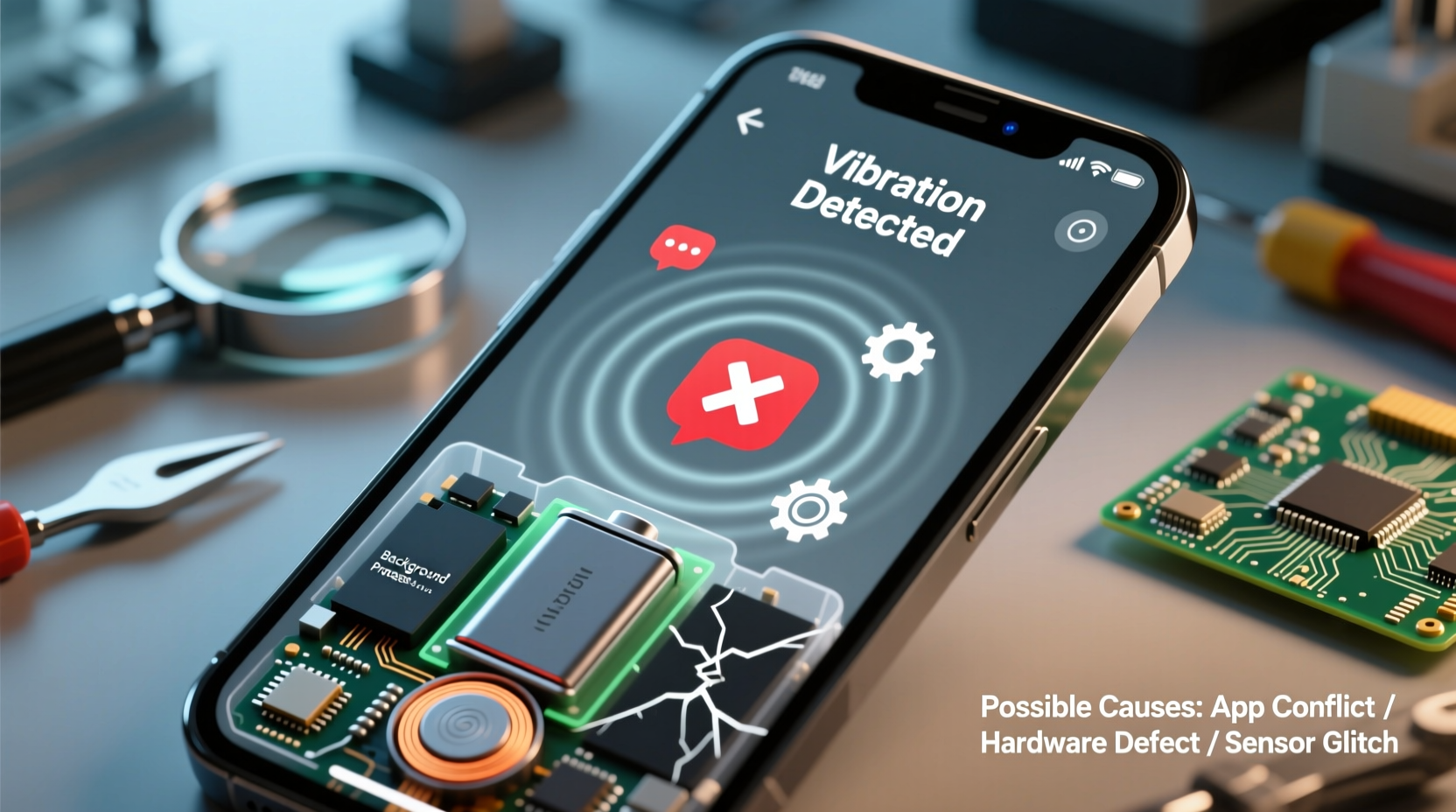 why does my phone vibrate randomly possible app and hardware causes