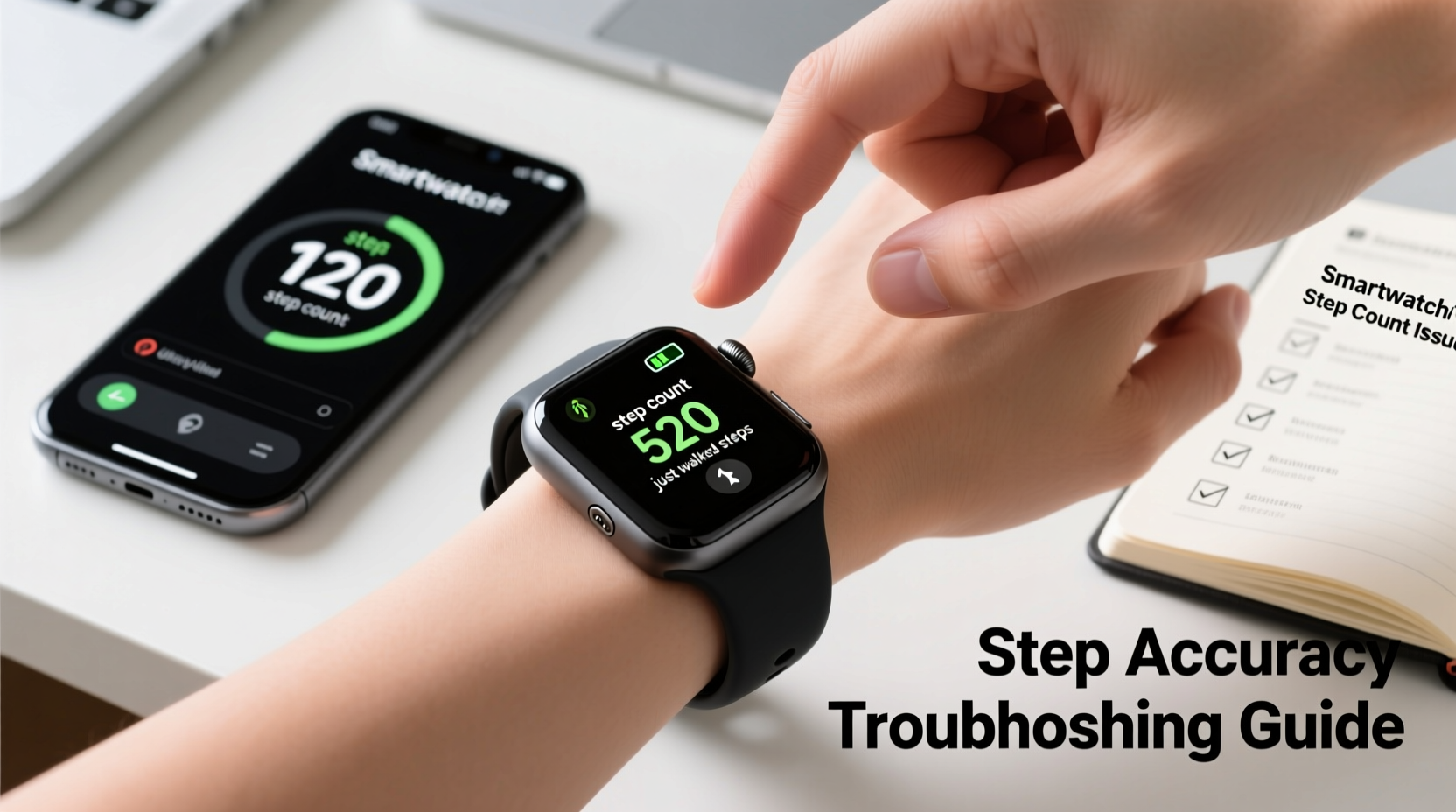 why is my smartwatch not counting steps accurately troubleshooting guide