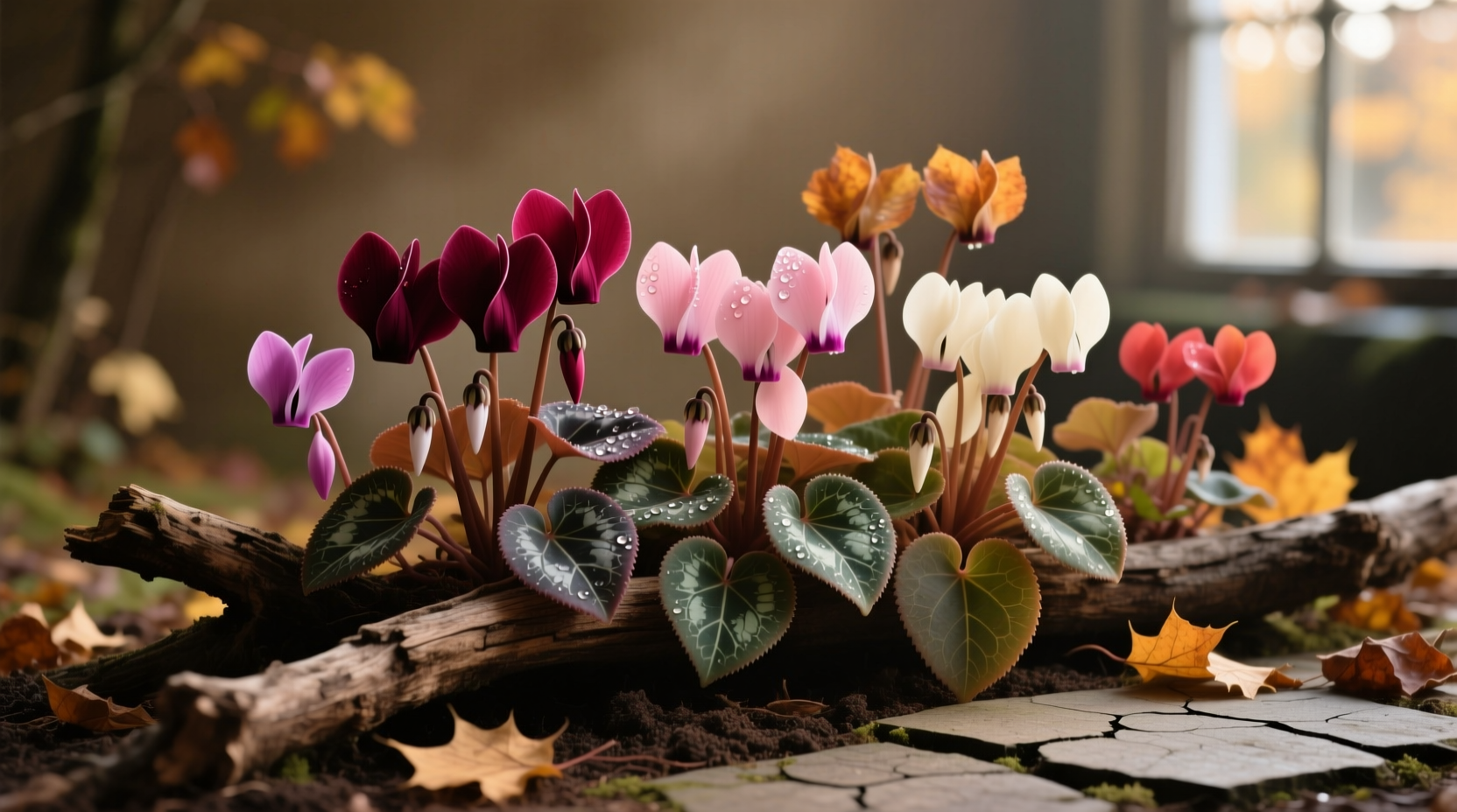 cyclamen varieties fall