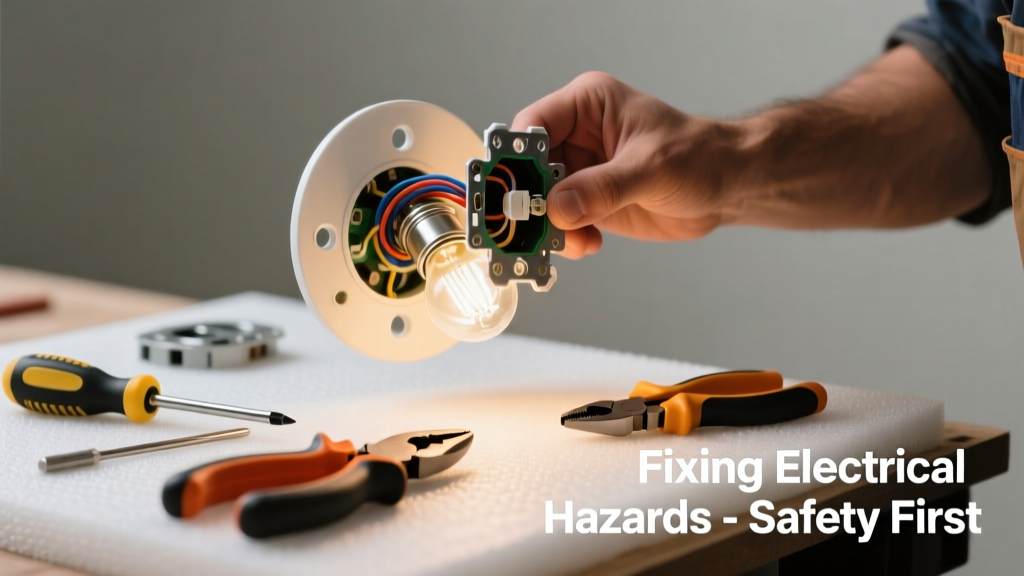 Fix a Loose Light Fixture Making Buzzing or Rattling Noise