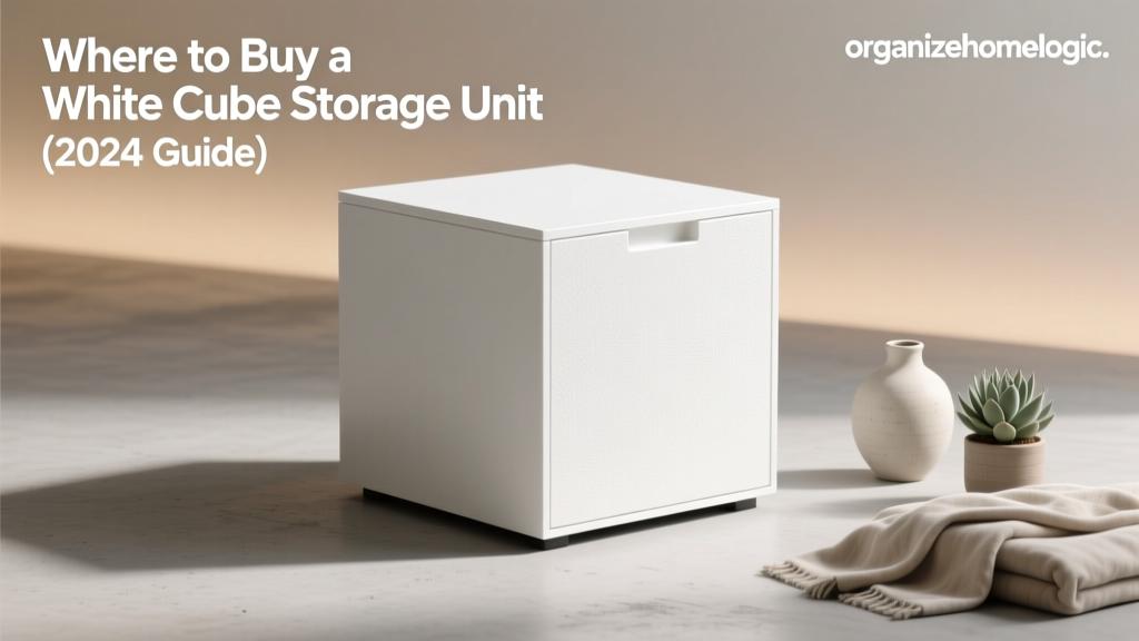 Where to Buy a White Cube Storage Unit (2024 Guide)