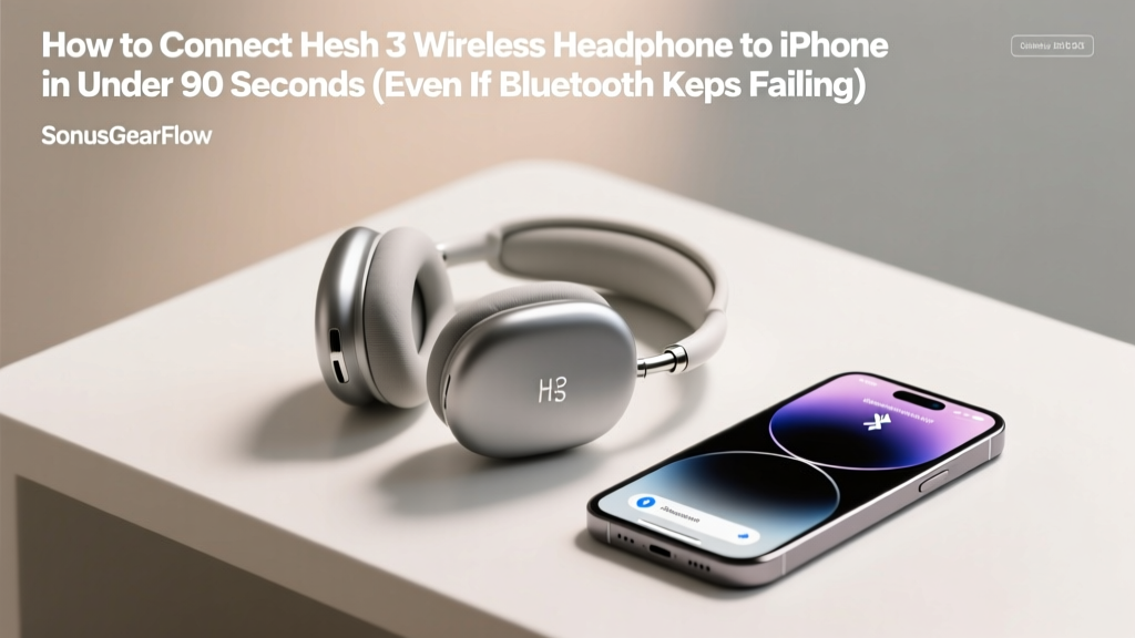 Hesh 3 Wireless Headphones to iPhone: Fix Bluetooth Failures