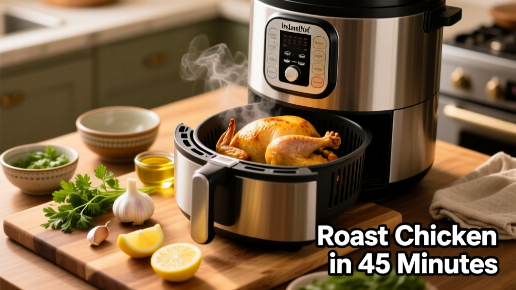Roast Chicken in Instant Pot Vortex Air Fryer