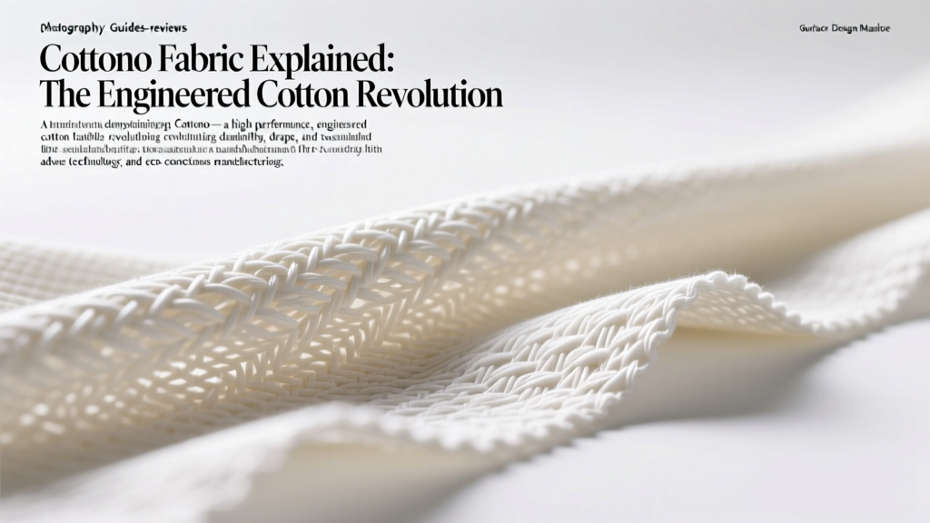 Cottono Fabric Explained: The Engineered Cotton Revolution
