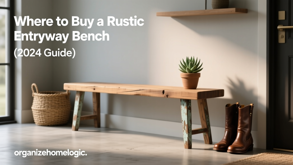 Where to Buy a Rustic Entryway Bench (2024 Guide)