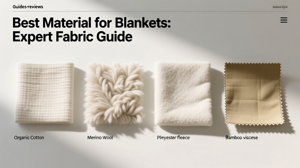 Best Material for Blankets: Expert Fabric Guide