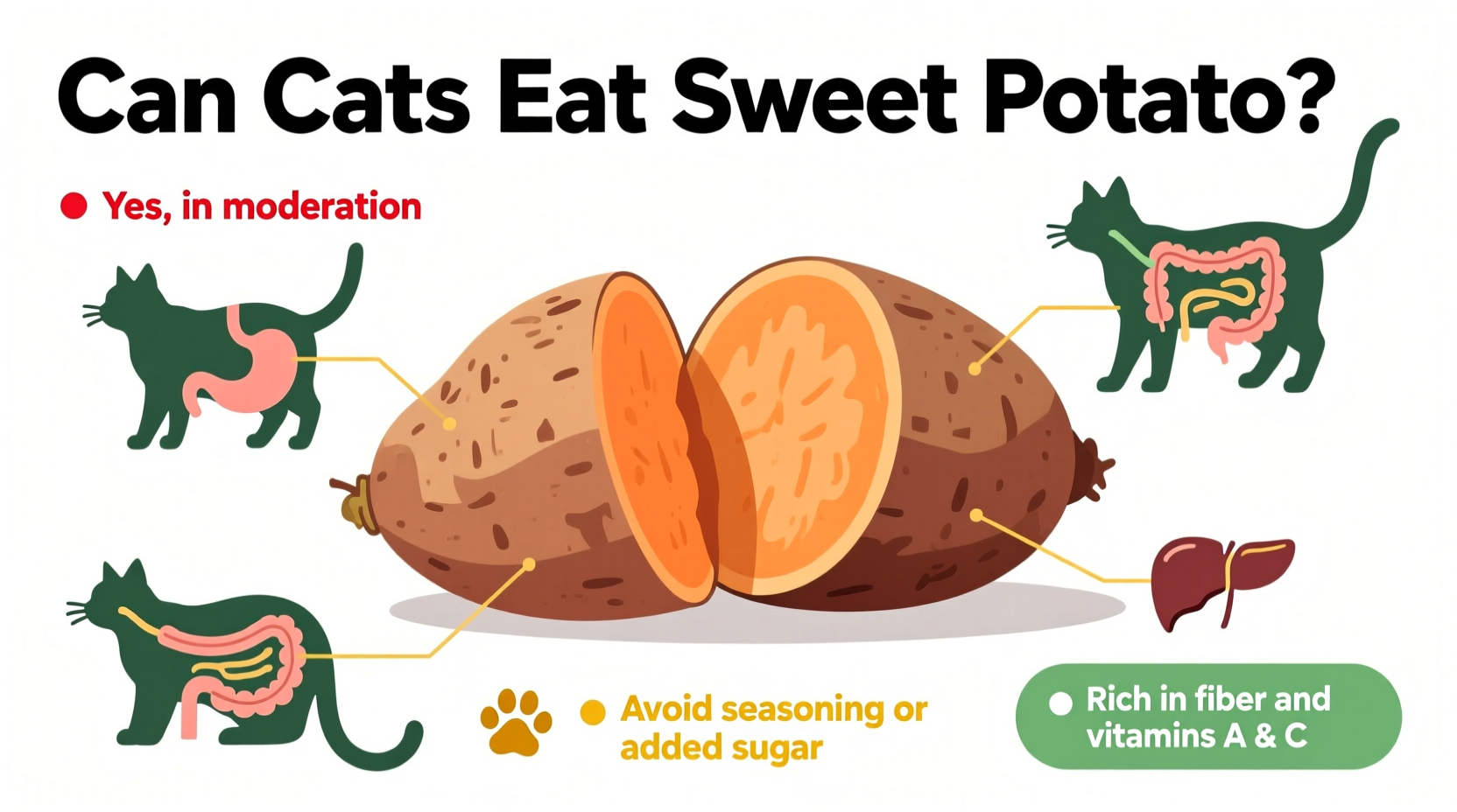 Can Cats Eat Sweet Potato? Vet-Approved Guidelines