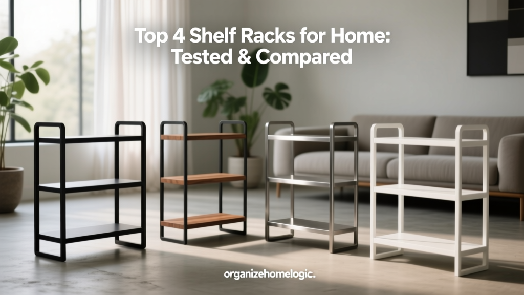 Top 4 Shelf Racks for Home: Tested & Compared