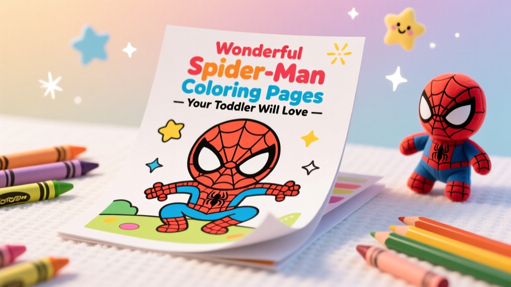 Wonderful Spider-Man Coloring Pages Your Toddler Will Love: Safety-Tested, Developmentally Appropriate Designs for Ages 2–4