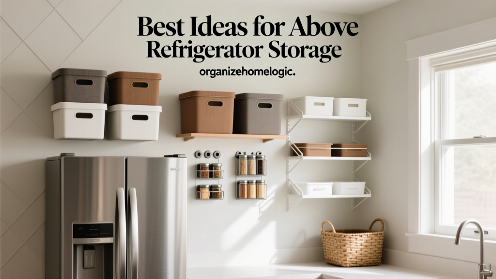 Best Ideas for Above Refrigerator Storage (Budget Guide)