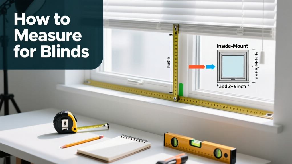 How to Measure for Blinds: Inside-Mount & Outside-Mount