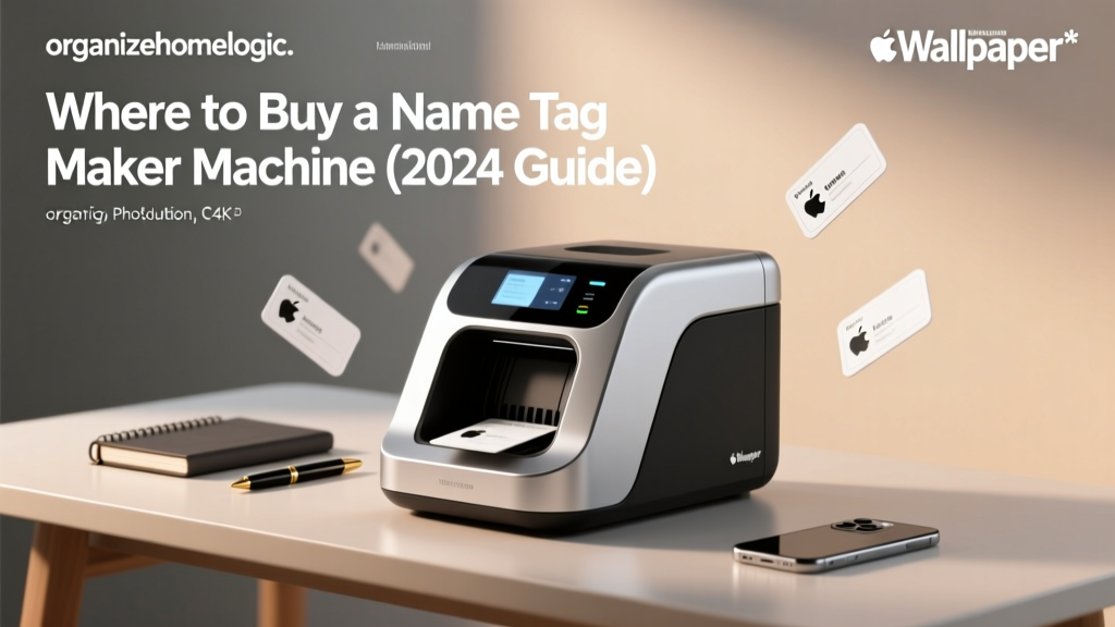 Where to Buy a Name Tag Maker Machine (2024 Guide)