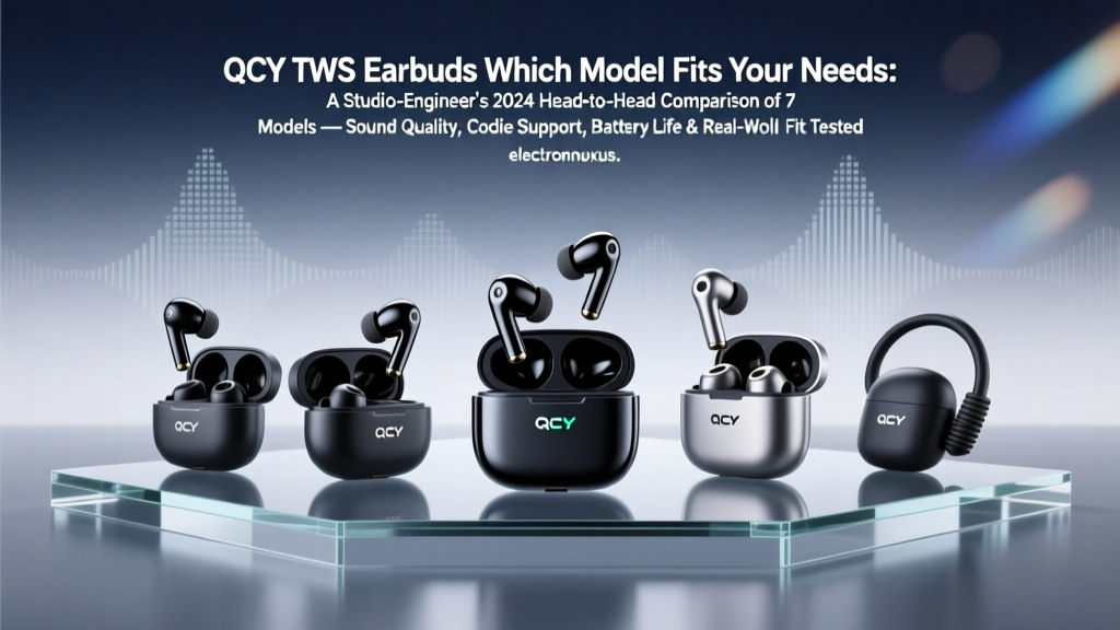 QCY TWS Earbuds Which Model Fits Your Needs: A Studio-Engineer’s 2024 Head-to-Head Comparison of 7 Models — Sound Quality, Codec Support, Battery Life & Real-World Fit Tested