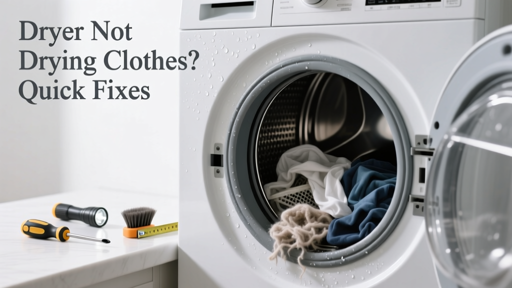 Dryer Not Drying Clothes in Kitchen: Quick Fixes