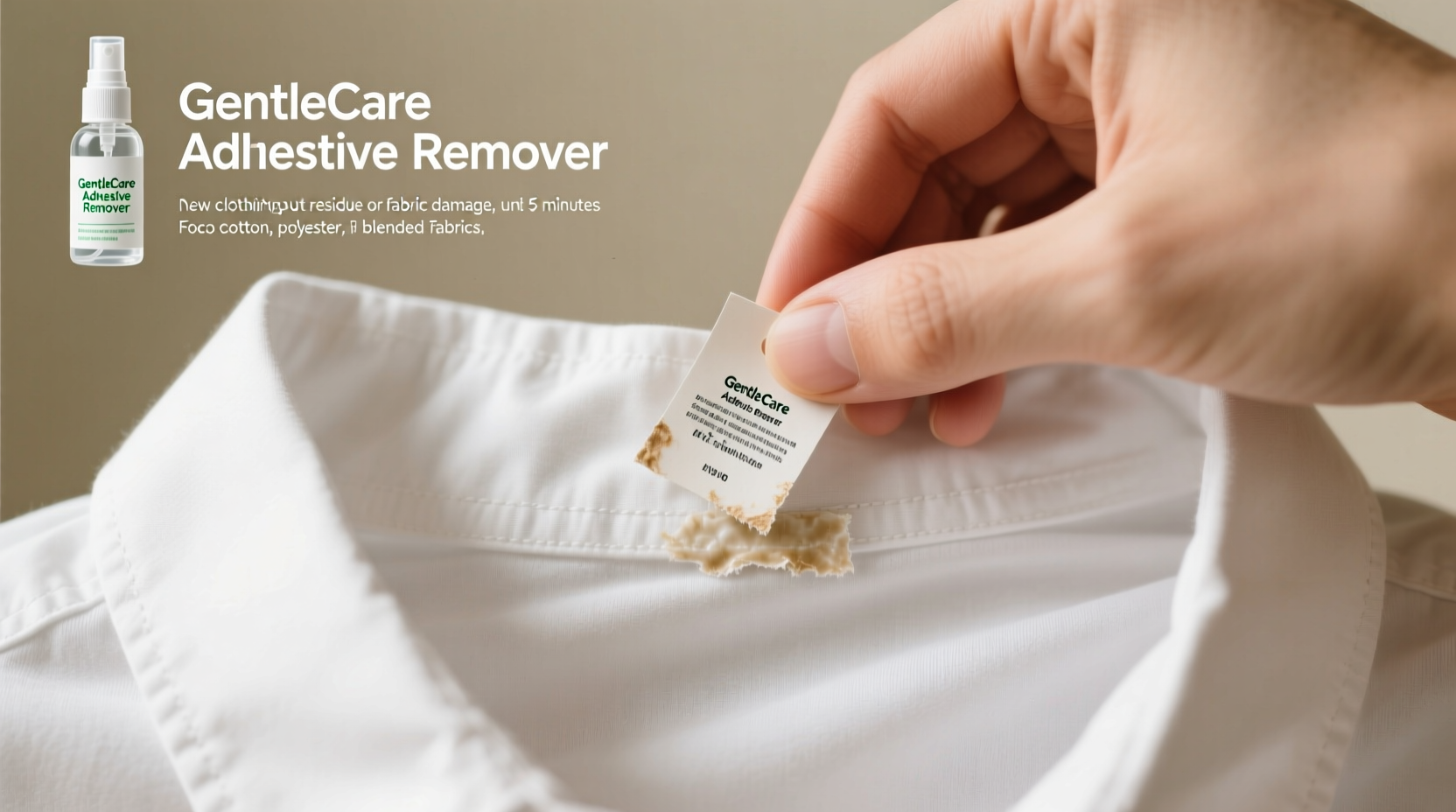 how to remove price tag adhesive from new clothes