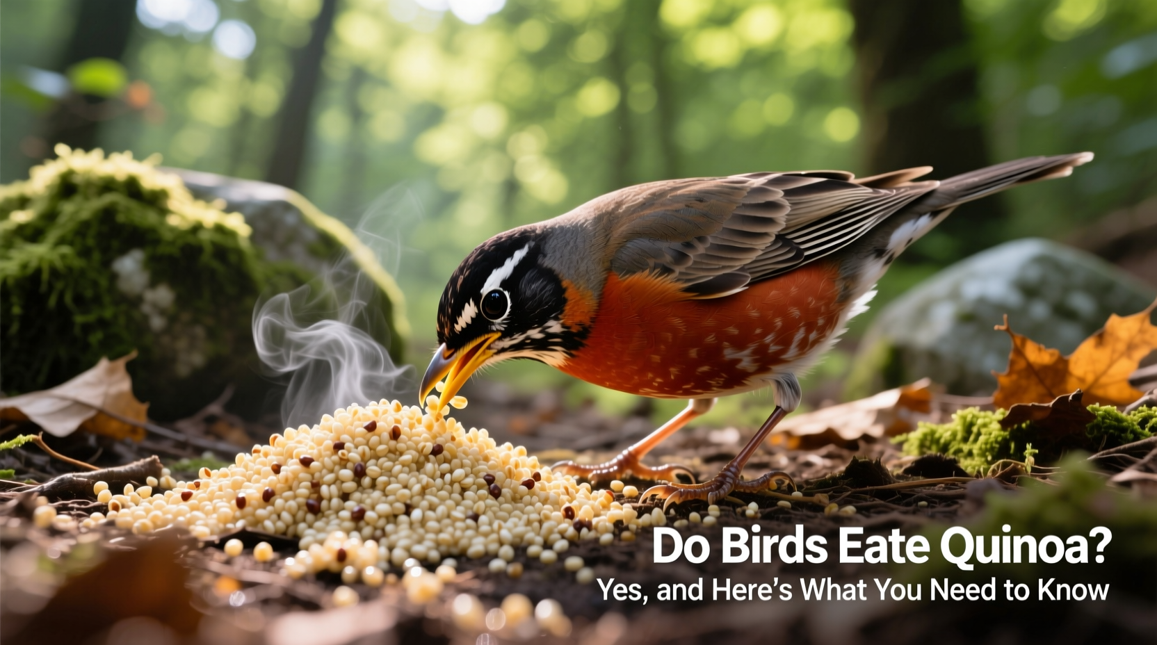 do birds eat quinoa