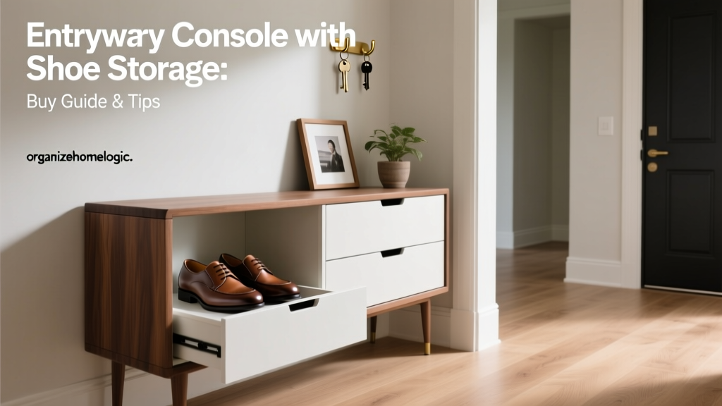 Entryway Console with Shoe Storage: Buy Guide & Tips