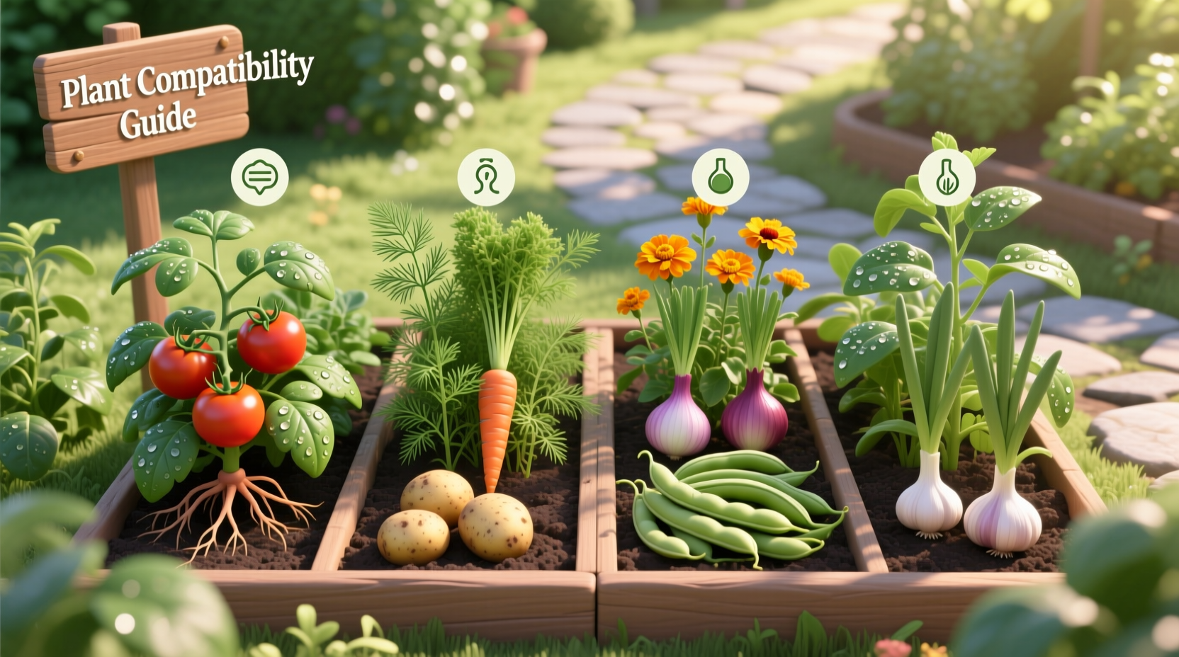 plants you should never grow next to each other