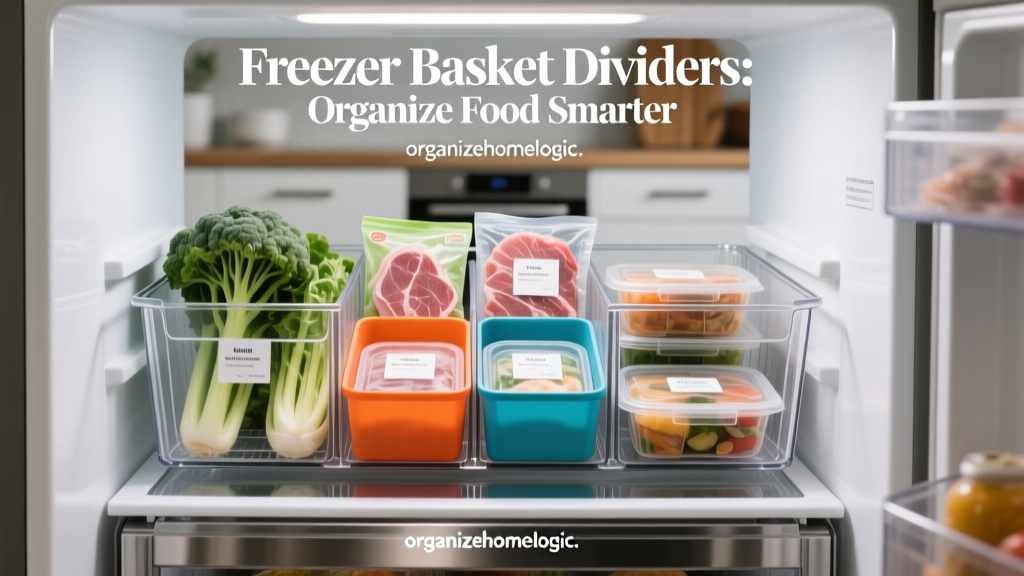 Freezer Basket Dividers: Organize Food Smarter