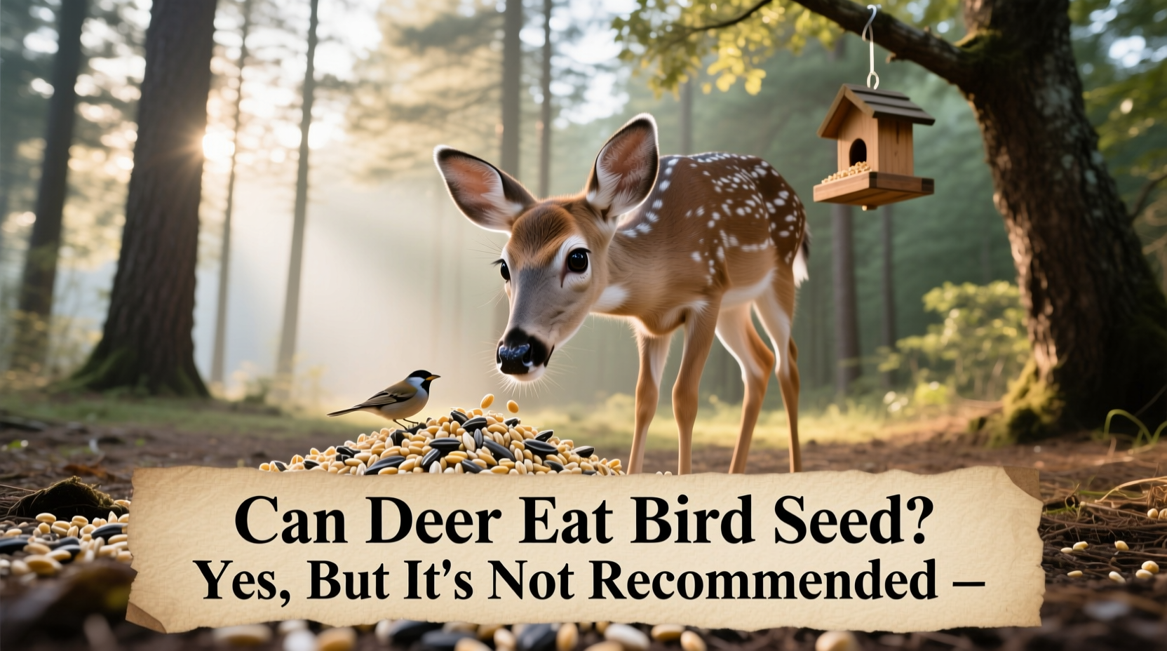 can deer eat bird seed