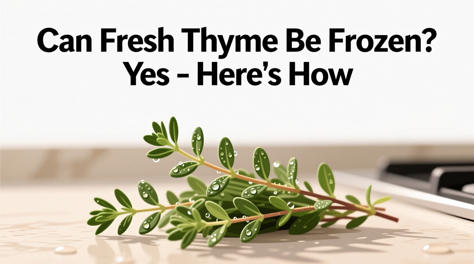 Freeze Fresh Thyme: 6 Easy Steps | TheHomeSprouts