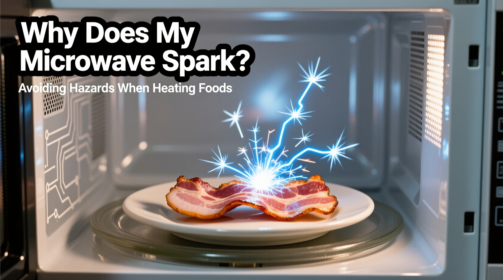 why does my microwave spark when heating certain foods avoiding hazards