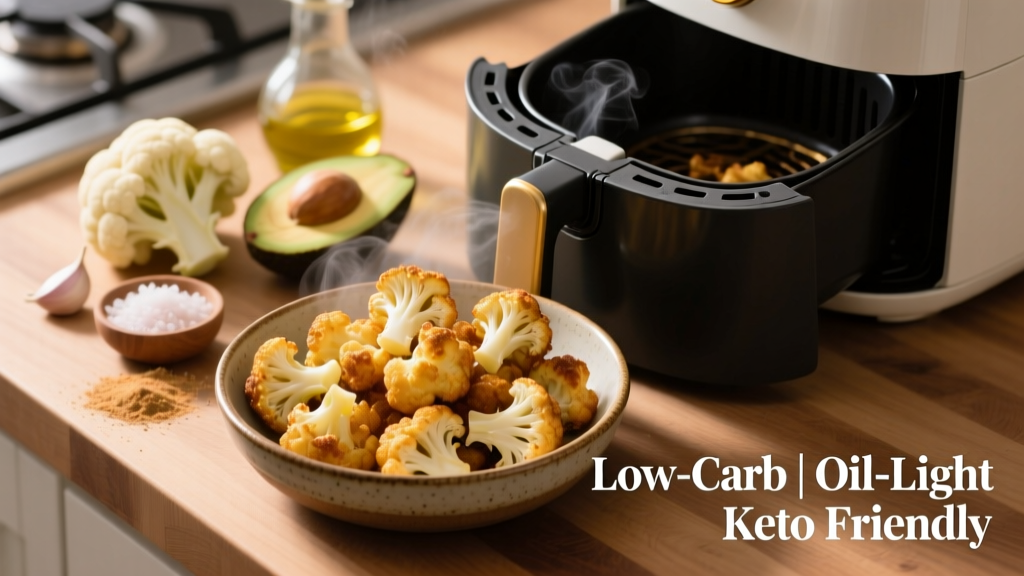 Keto Air Fried Cauliflower: Crispy, Low-Carb & Oil-Light