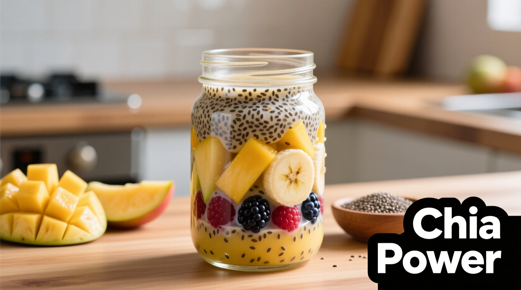 chia seeds in fruit smoothies