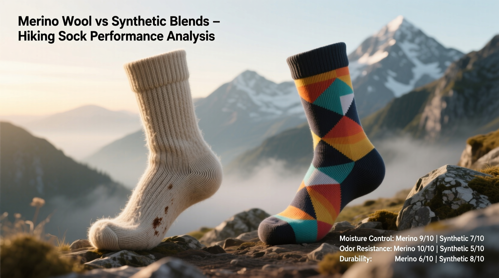 is merino wool worth the price for hiking socks compared to synthetic blends