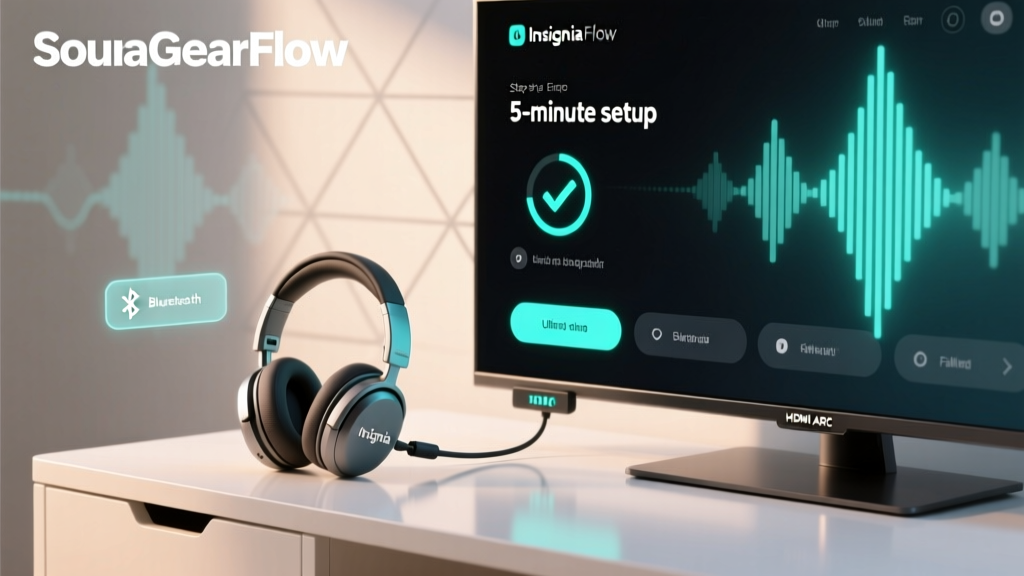 Insignia Wireless Headphones to TV Setup Guide