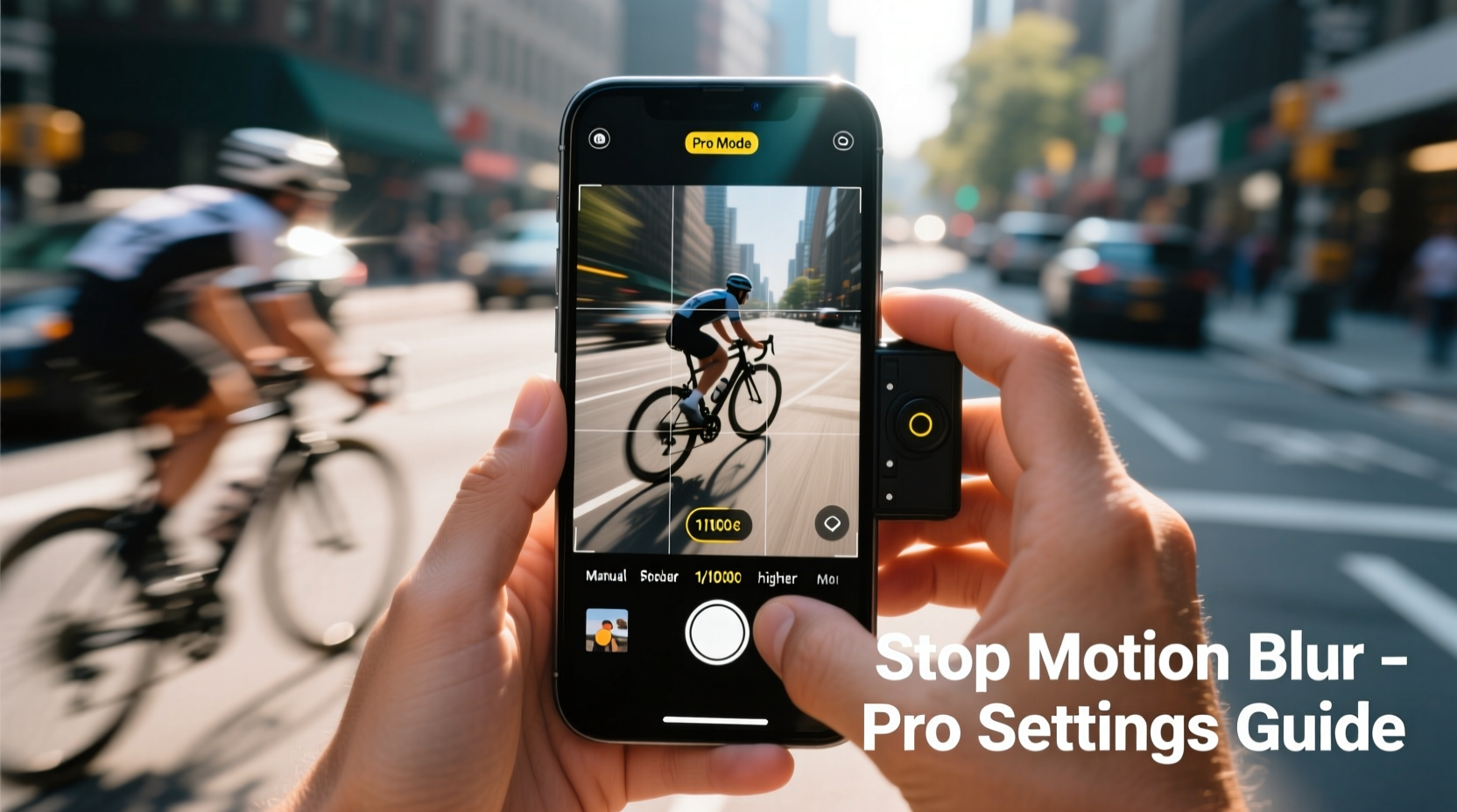 how to stop motion blur in action photos using phone settings wisely