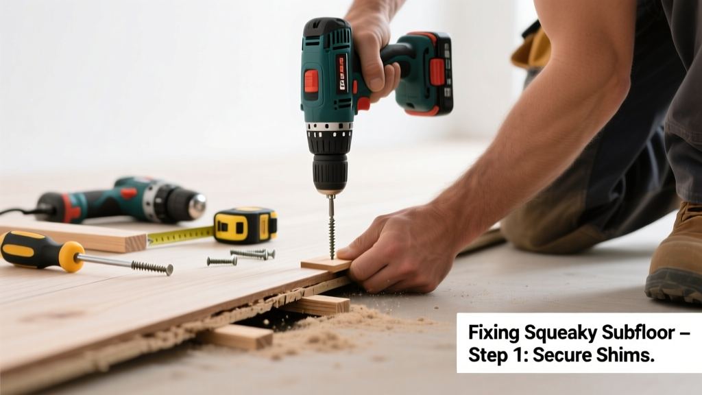 Fixing a Squeaky Subfloor That Won’t Stop Creaking