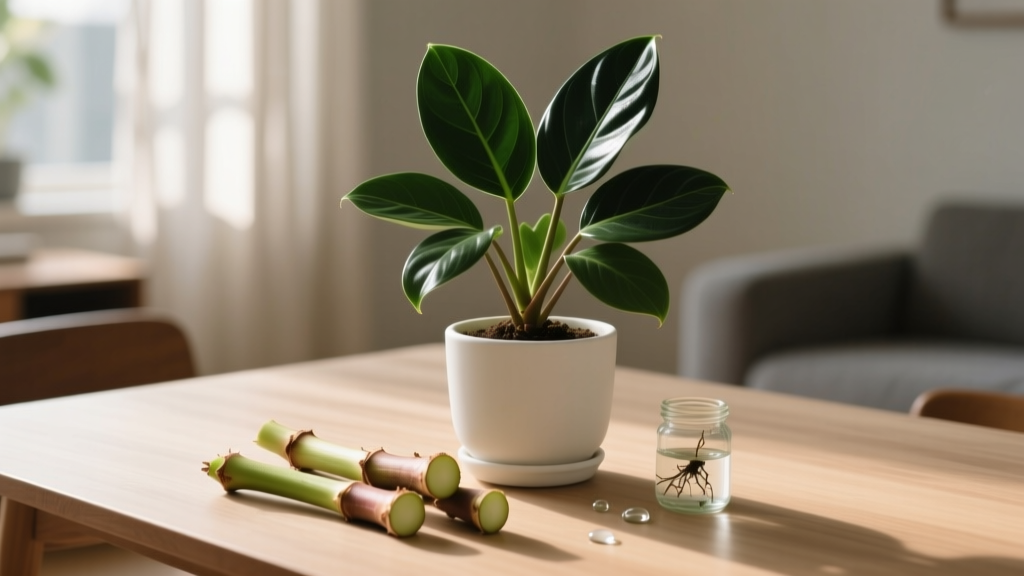 ZZ Plant Stem Cutting Propagation (Under $20)
