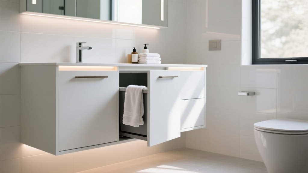 Best Bathroom Cabinet with Built-In Hamper (2024 Guide)