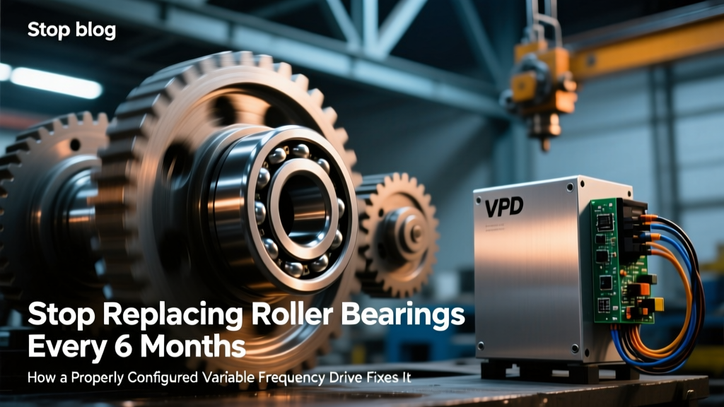 Extend Roller Bearing Life 3.2× with VFD Optimization