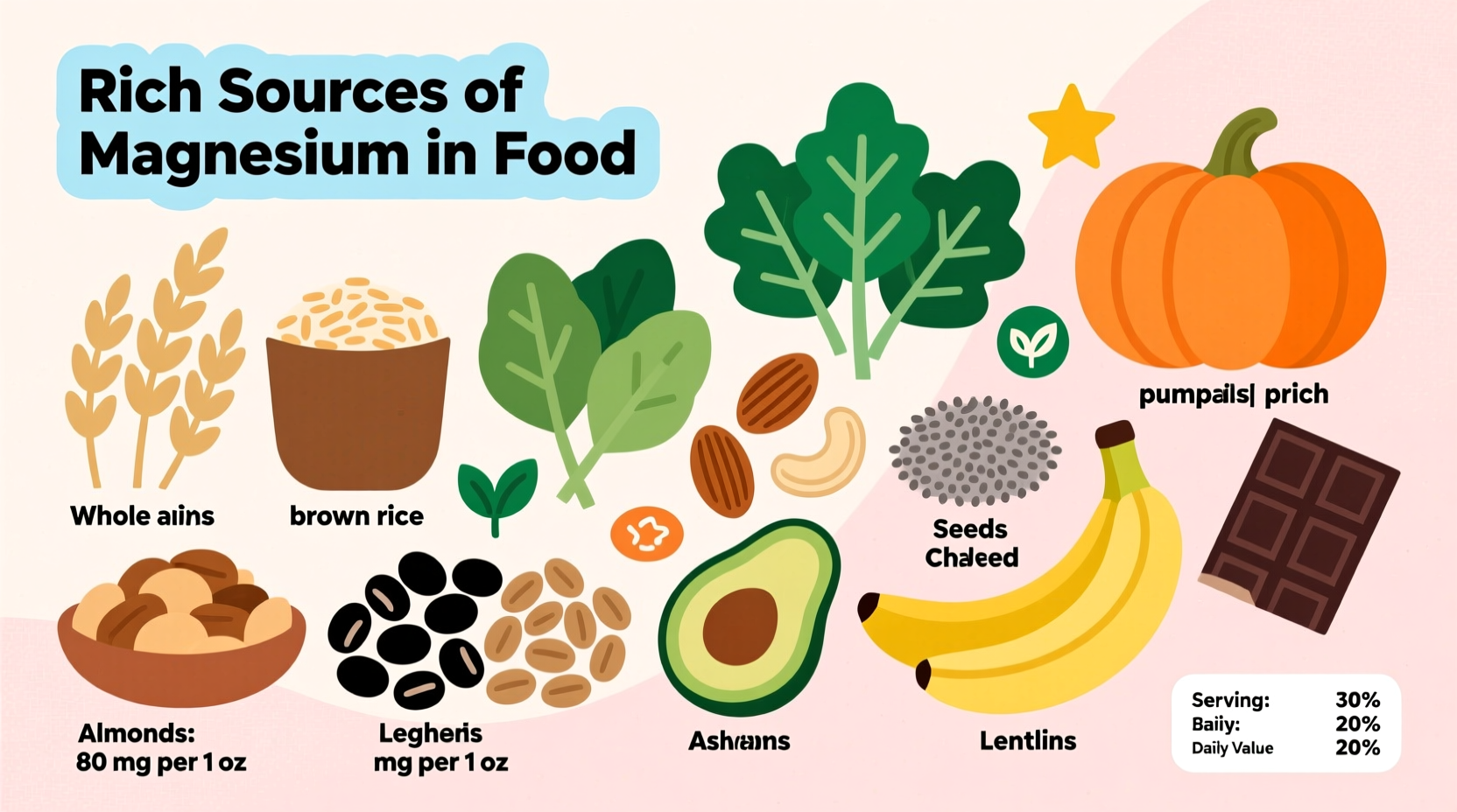 what has magnesium in food