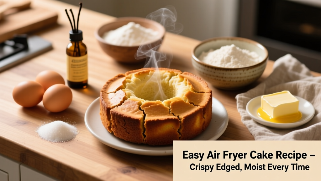 Easy Air Fryer Cake Recipe: Crispy-Edged & Moist Every Time