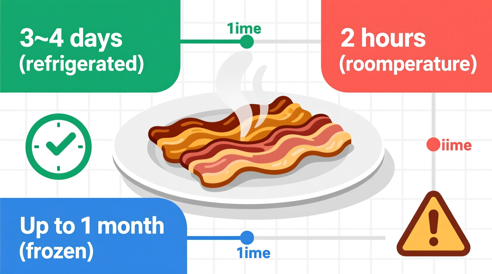 how long is bacon good after cooking