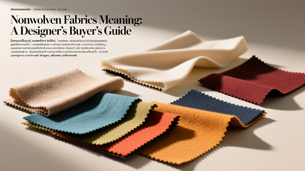 Nonwoven Fabrics Meaning: A Designer’s Buyer’s Guide