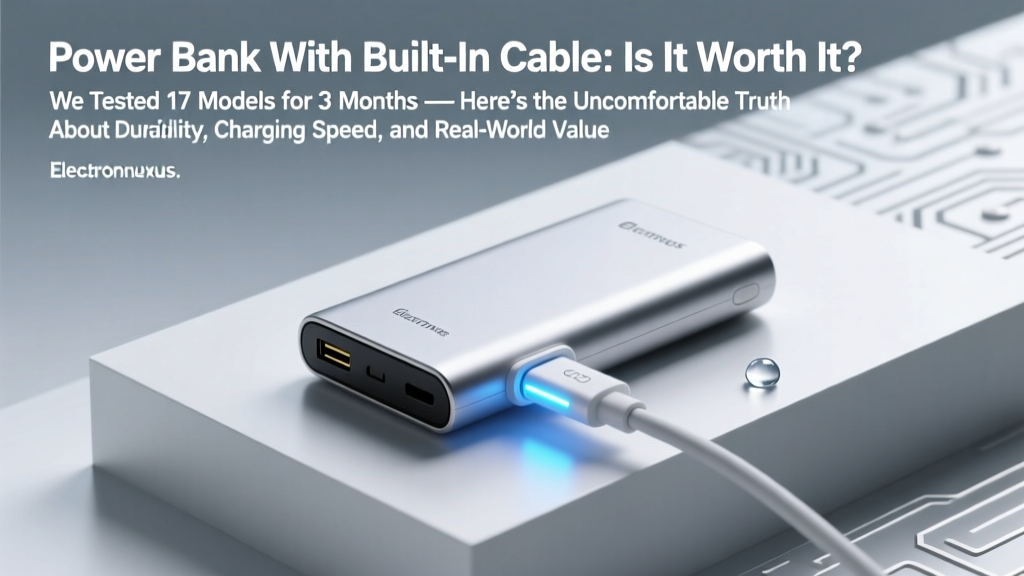 Power Bank With Built In Cable Is It Worth It? We Tested 17 Models for 3 Months — Here’s the Uncomfortable Truth About Durability, Charging Speed, and Real-World Value