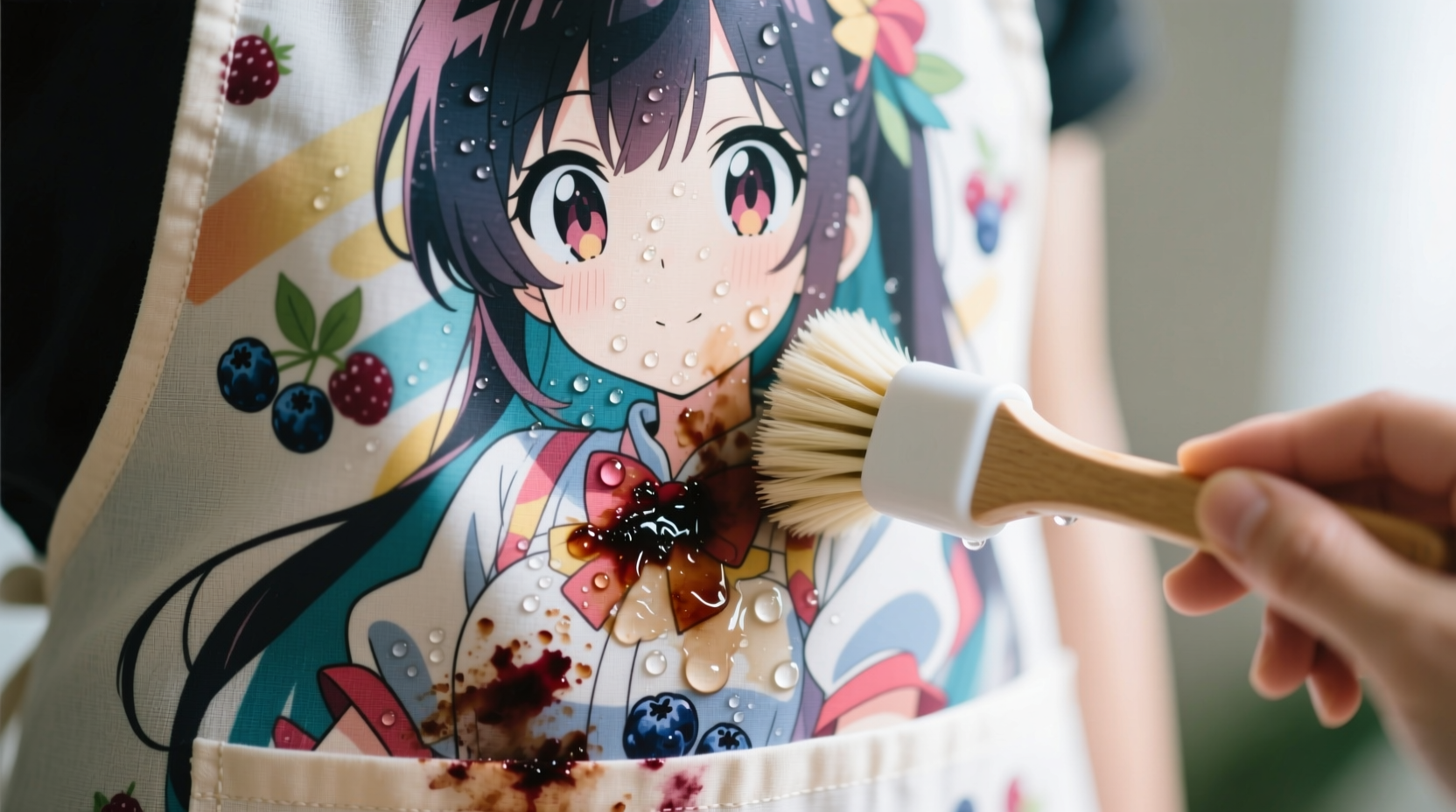 berry stain removal for anime aprons
