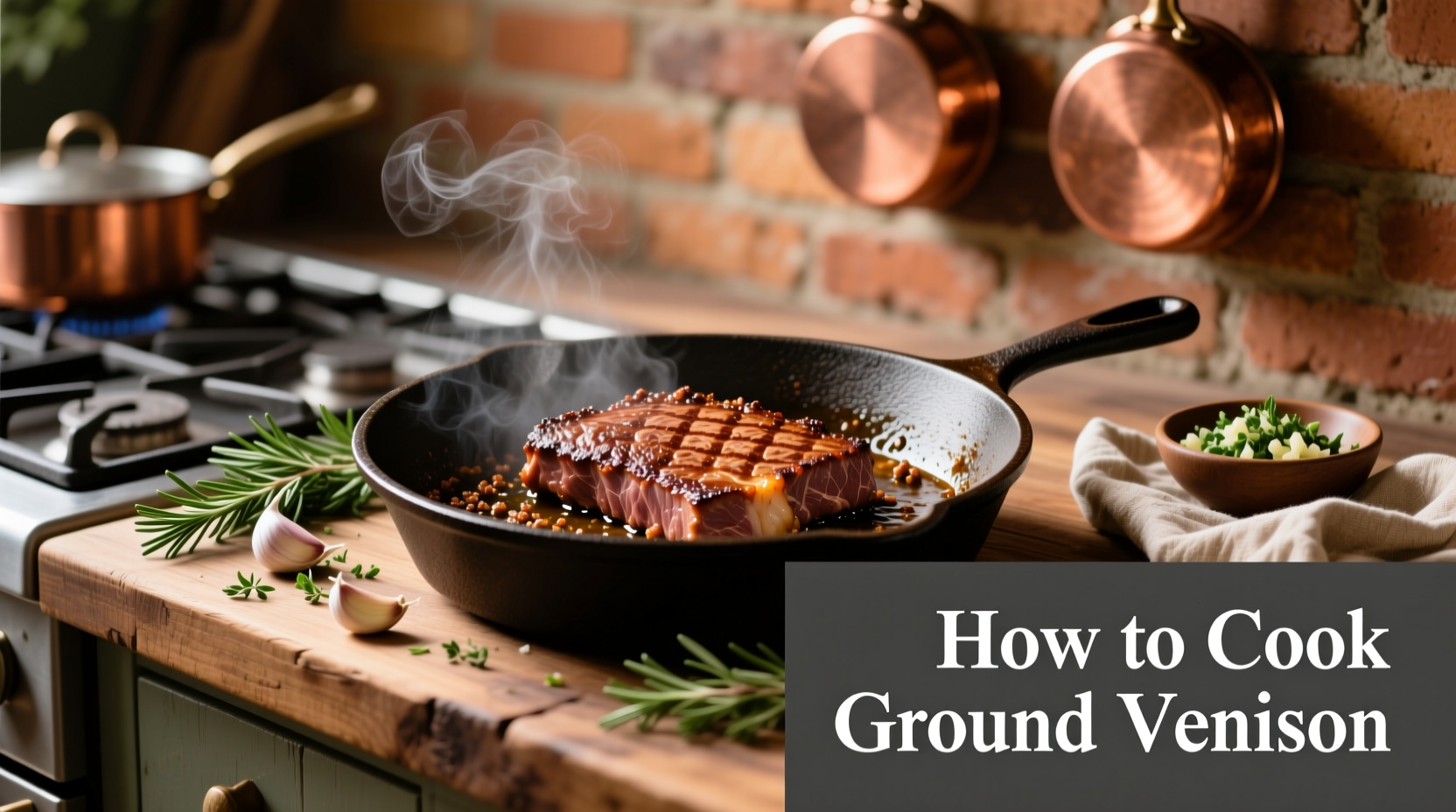 how to cook ground venison