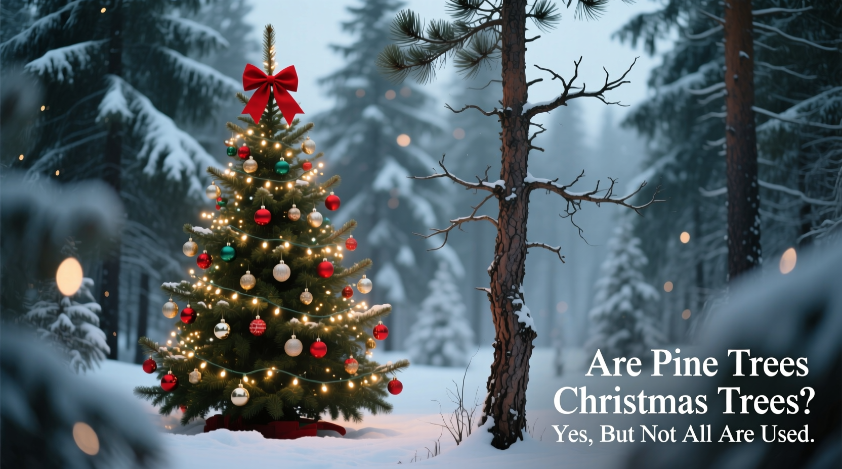 are pine trees christmas trees