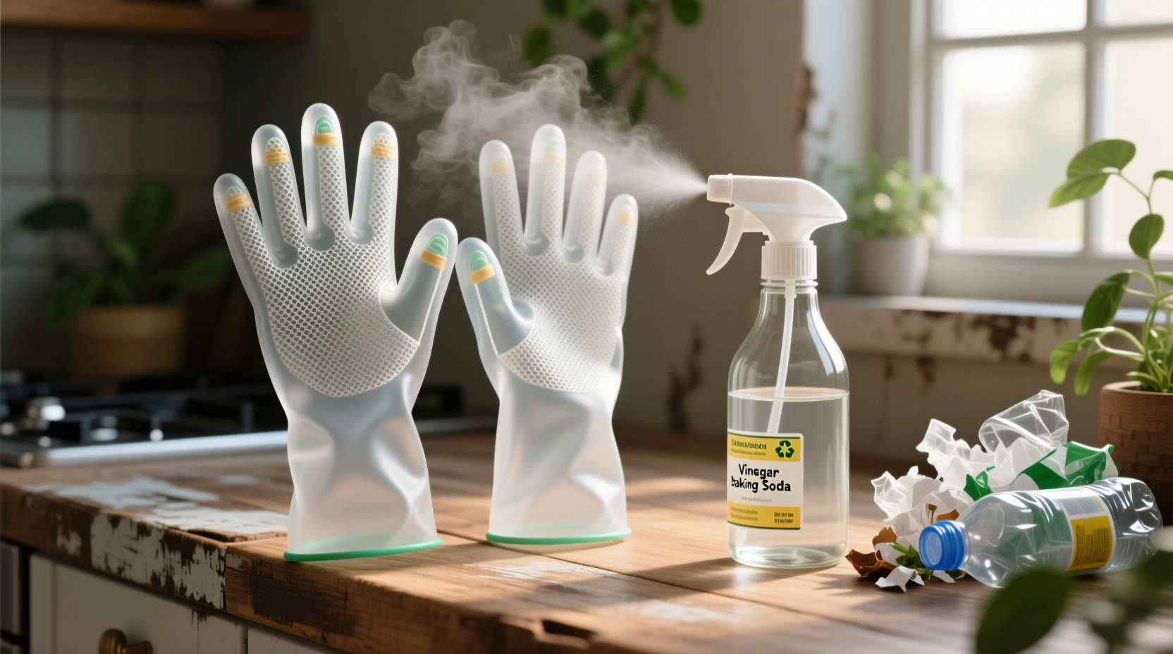 eco friendly cleaning tips pet vs cotton gloves