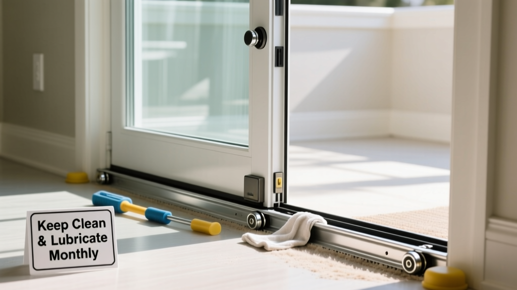 How to Prevent Sliding Glass Door Stuck in Home
