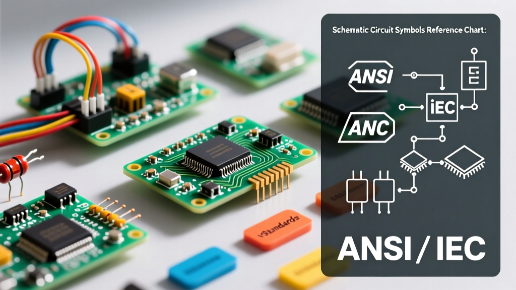 Schematic Circuit Symbols Reference Chart: ANSI vs IEC Standards